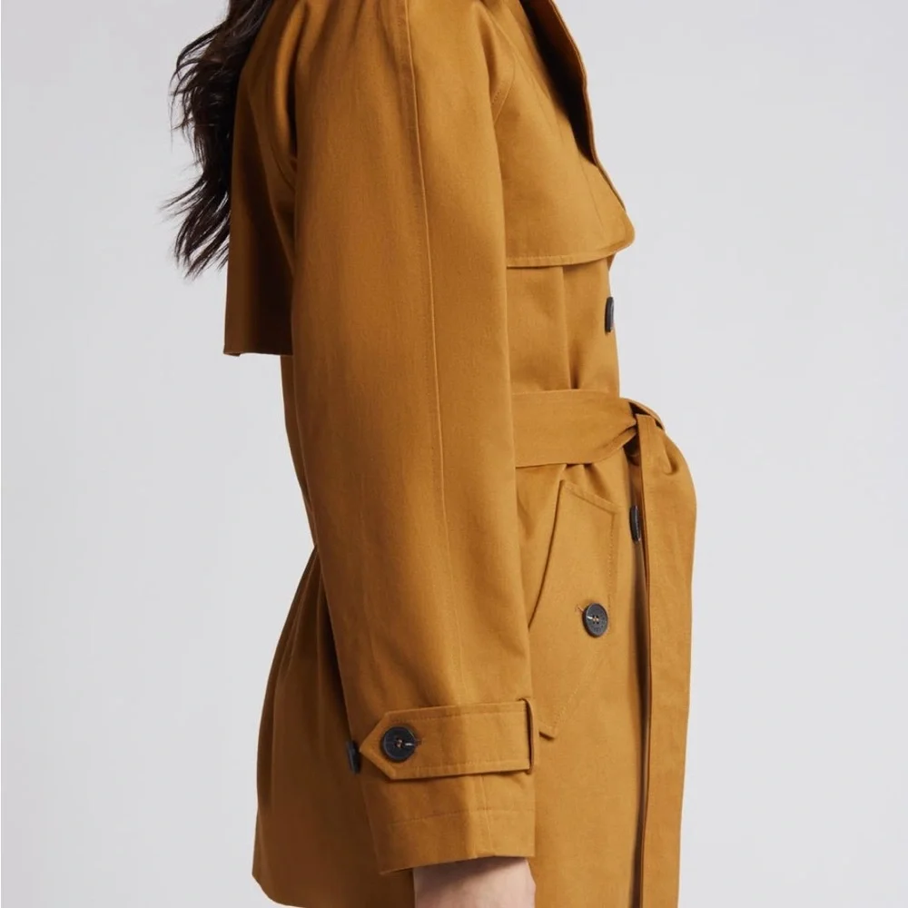 Avec Les Filles Trench Coat NWT Size Medium - Picture 2 of 9